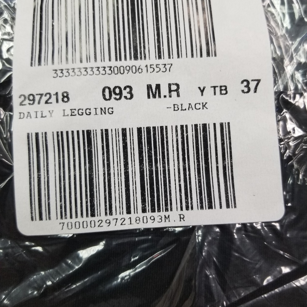 Victoria's Secret daily legging new in plastic pac